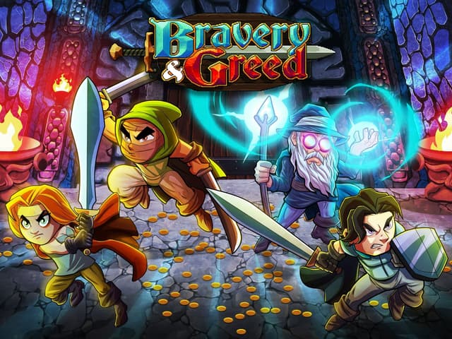 Game tile for Bravery and Greed