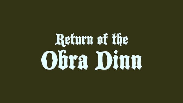 Game tile for Return of the Obra Dinn