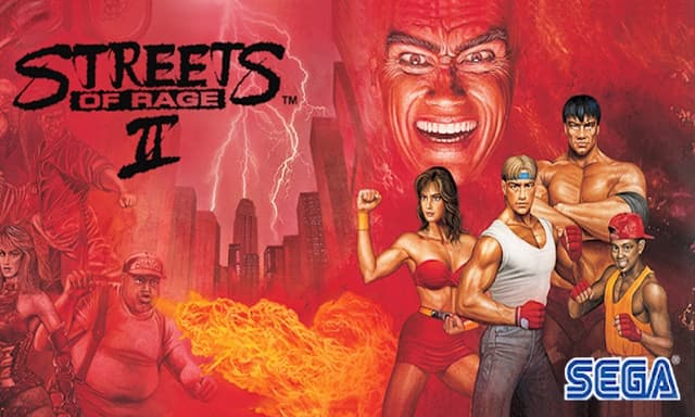 Game tile for Streets of Rage 2