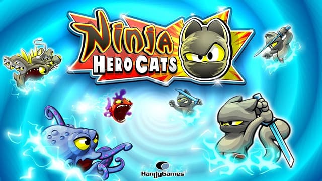 Game tile for Ninja Hero Cats